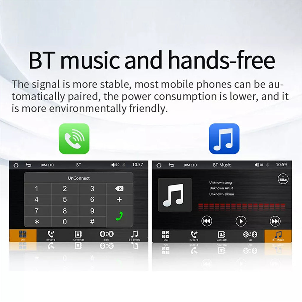 7 inch portable car bluetooth MP5 player HD large screen wireless Carplay