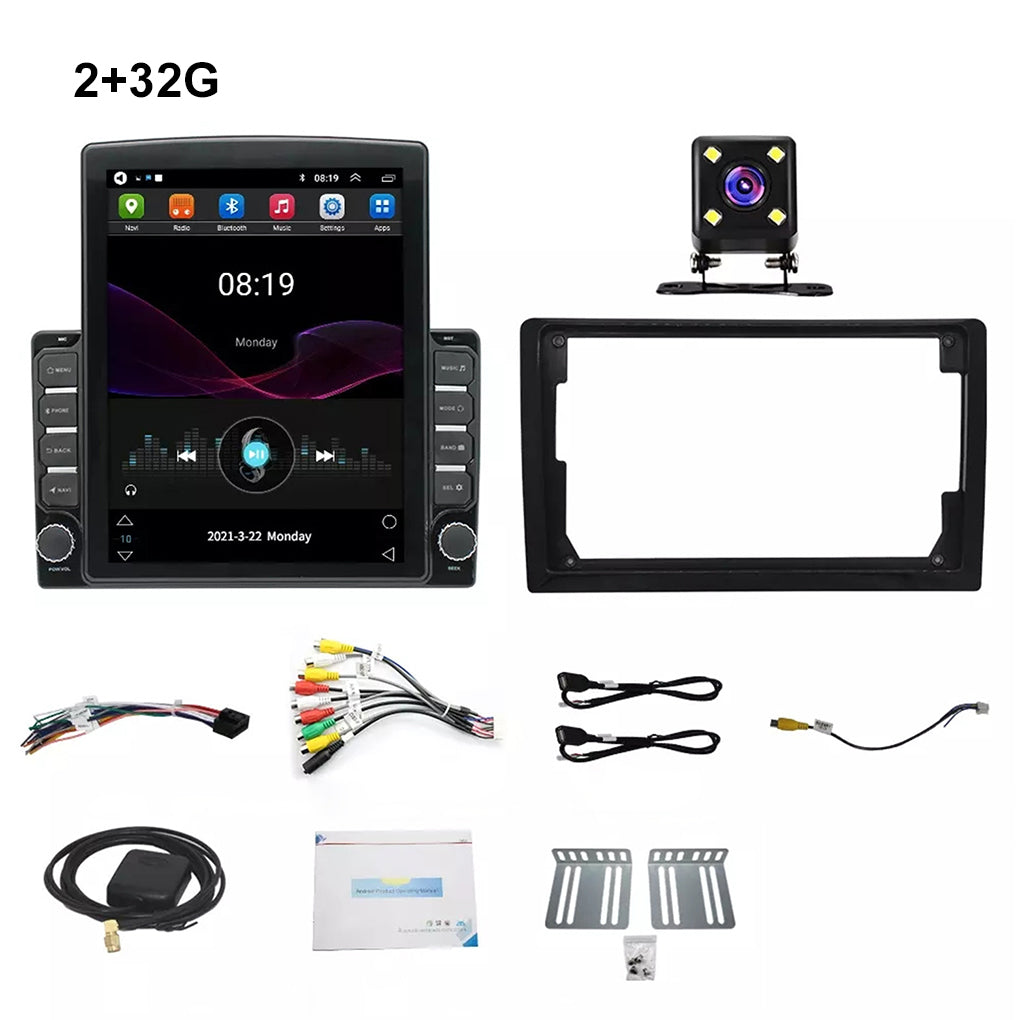 9.7" 2Din Car Stereo Radio Player GPS Carplay Wifi Android Auto Camera Android 14