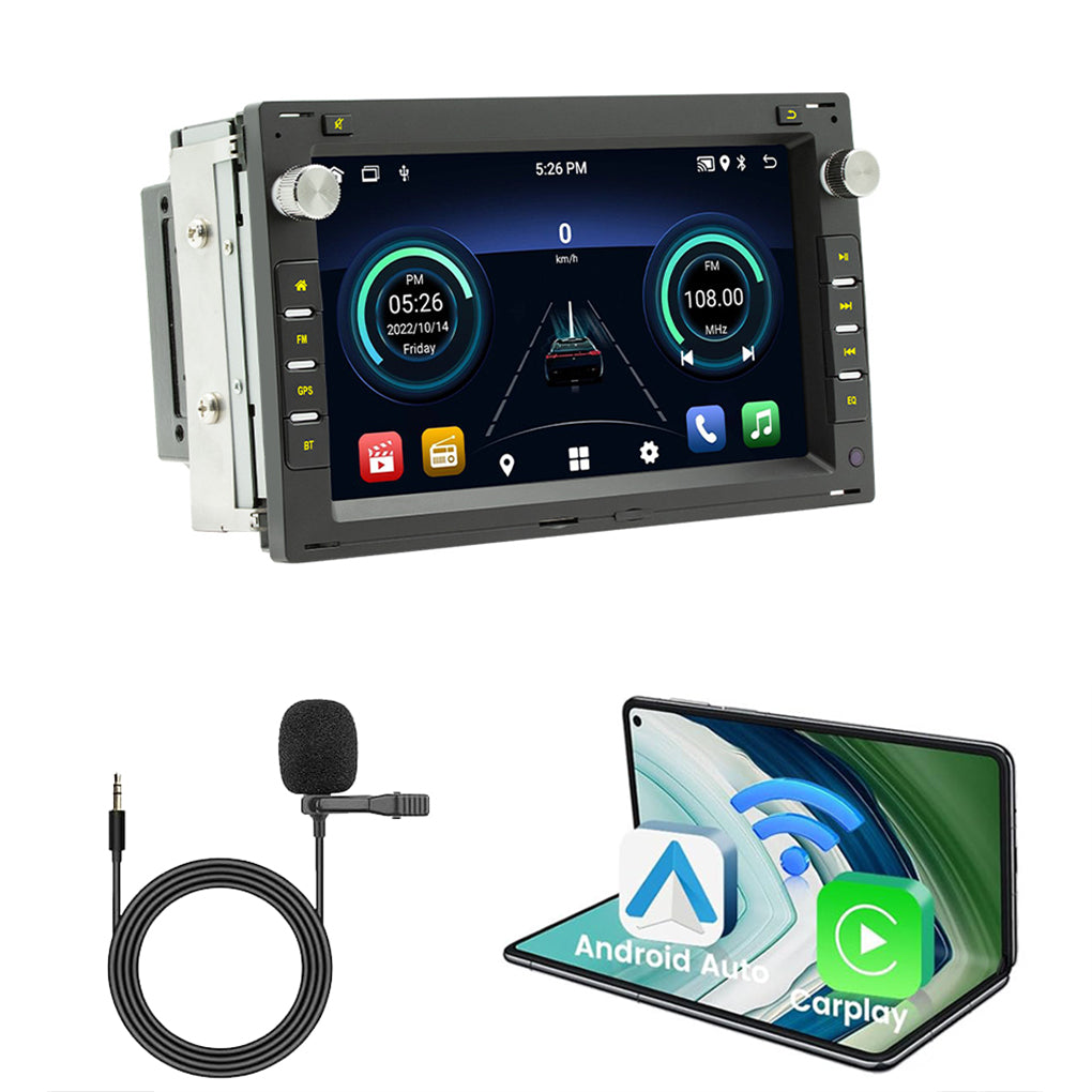 7" 2DIN Android 14 64GB Car Radio GPS Navi For VW Golf MK4 Polo Passat B5 JETTA