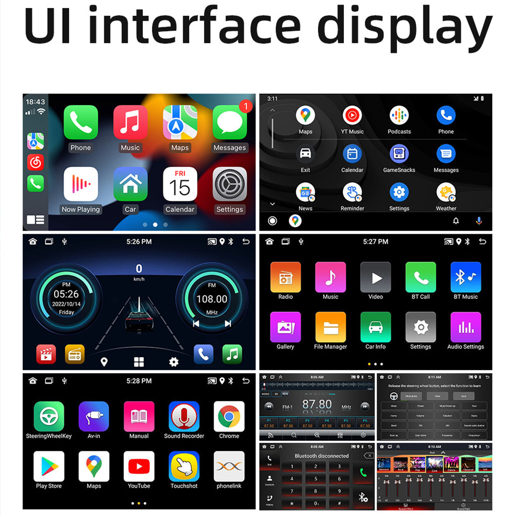 7" 2DIN Android 14 64GB Car Radio GPS Navi For VW Golf MK4 Polo Passat B5 JETTA