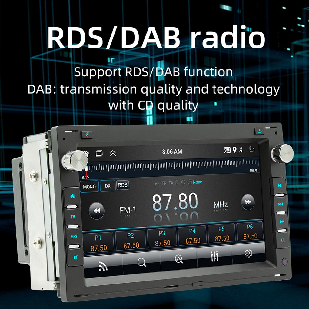 7" 2DIN Android 14 64GB Car Radio GPS Navi For VW Golf MK4 Polo Passat B5 JETTA