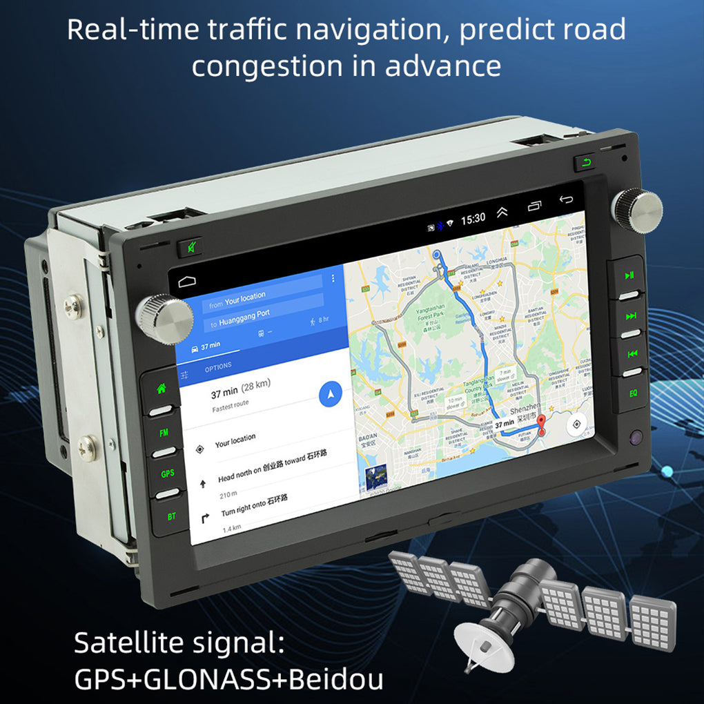 7" 2DIN Android 14 64GB Car Radio GPS Navi For VW Golf MK4 Polo Passat B5 JETTA