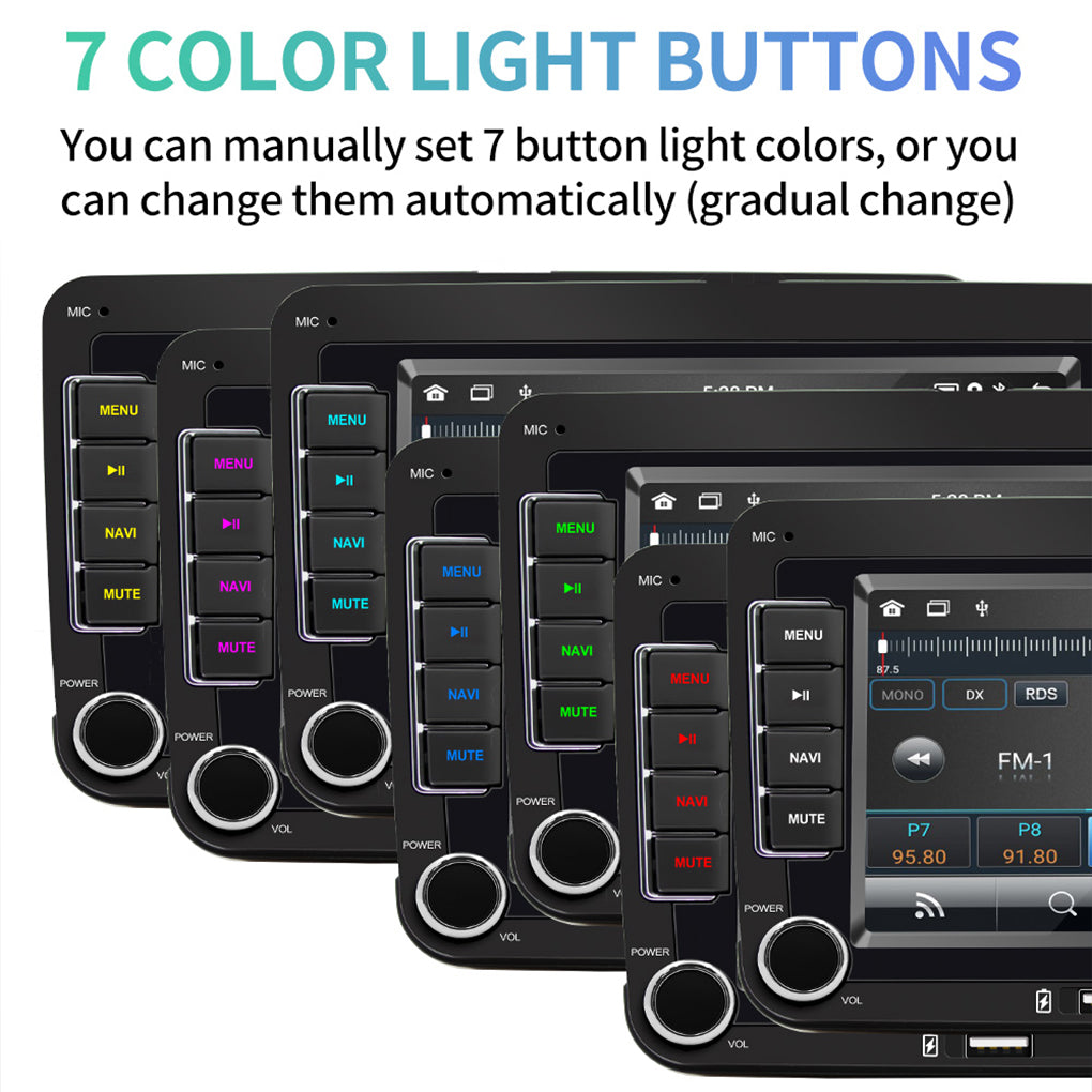 DAB+ 7" Android 13 Car Radio GPS Navi For VW Golf 5 6 Polo T5 Touran with Camera