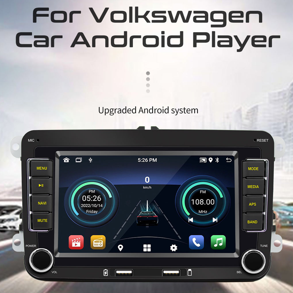 DAB+ 7" Android 13 Car Radio GPS Navi For VW Golf 5 6 Polo T5 Touran with Camera