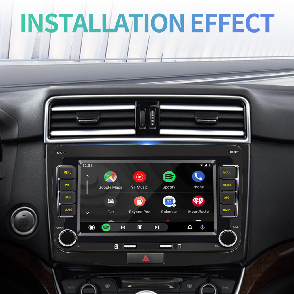 DAB+ 7" Android 13 Car Radio GPS Navi For VW Golf 5 6 Polo T5 Touran with Camera