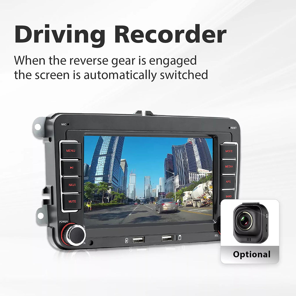 7 inch Android 14 dual USB GPS Android navigation for Volkswagen VW Golf MK5 MK6 Jetta Passat CC car radio carplay