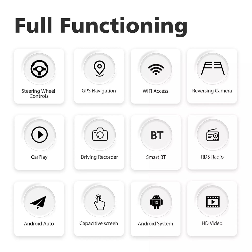 For VW GOLF MK5 MK6 7" Fit Apple Carplay Car Stereo Radio Android 14 GPS Player