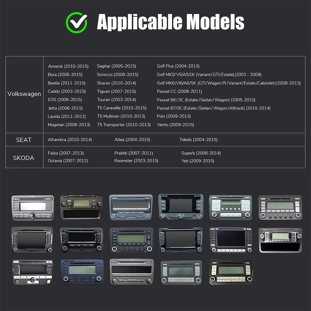 7 inch Android 14GPS Android navigation host reversing image mobile phone interconnection suitable for Volkswagen VW Golf MK5 MK6 Jetta Passat CC car radio carplay