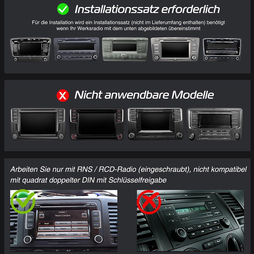 Android 14 Carplay Car Radio GPS NAVI RDS For VW GOLF 5 6 Touran EOS Tiguan Polo