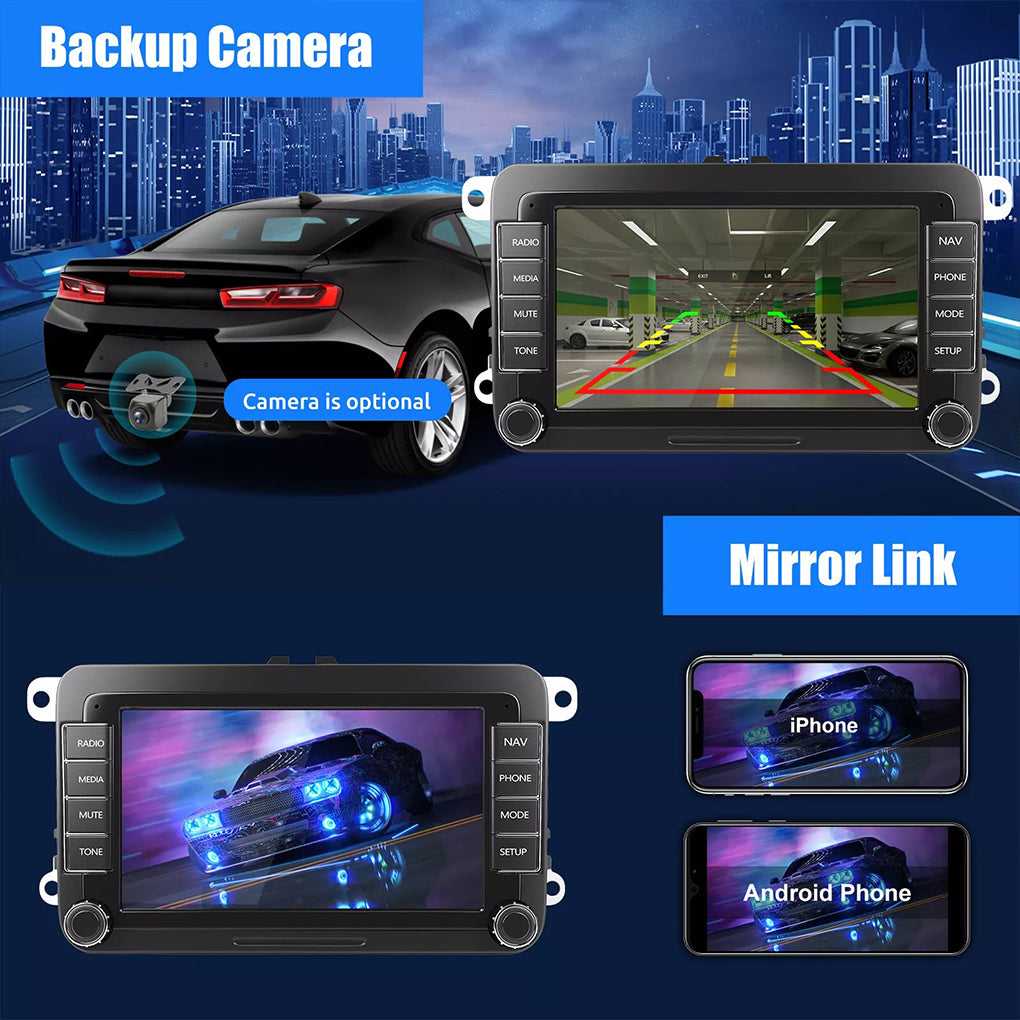 Android 14 Carplay For VW GOLF Polo MK6 9" Car Stereo Radio Android 13 Player+DAB