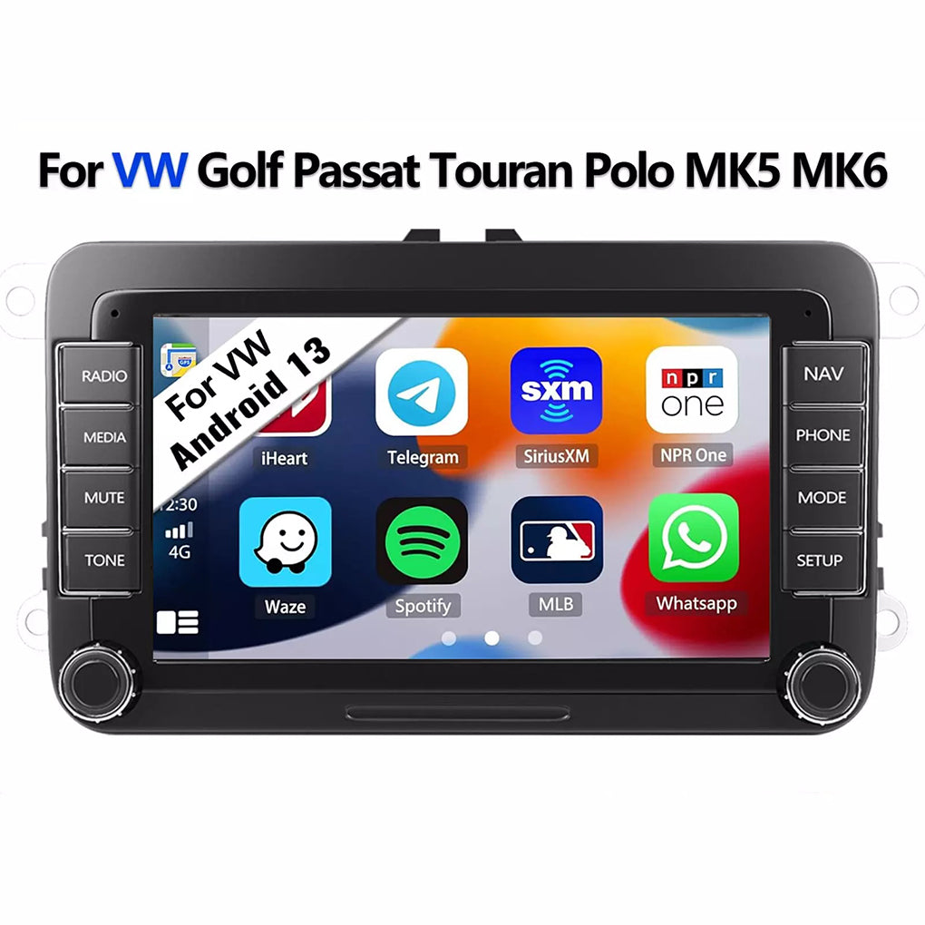 Android 14 Carplay For VW GOLF Polo MK6 9" Car Stereo Radio Android 13 Player+DAB