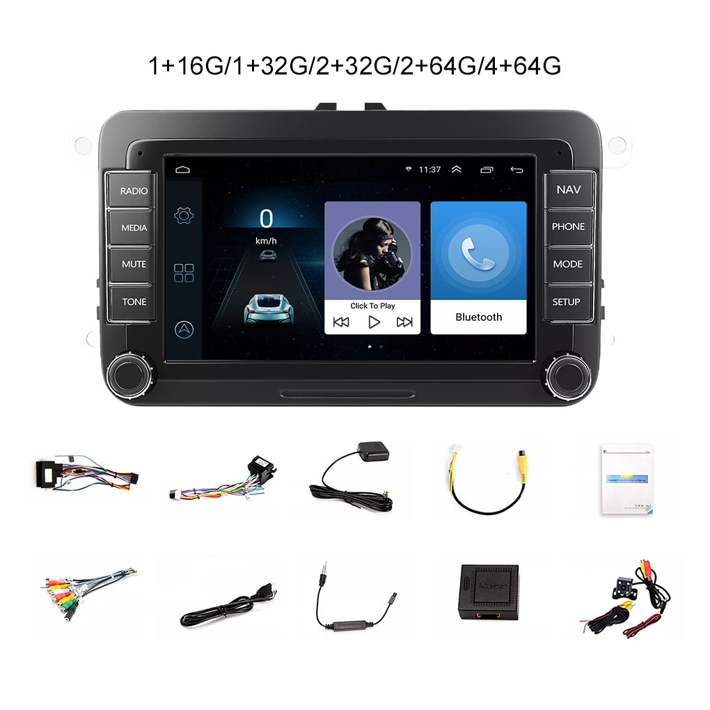 Android 14 Carplay For VW GOLF Polo MK6 9" Car Stereo Radio Android 13 Player+DAB