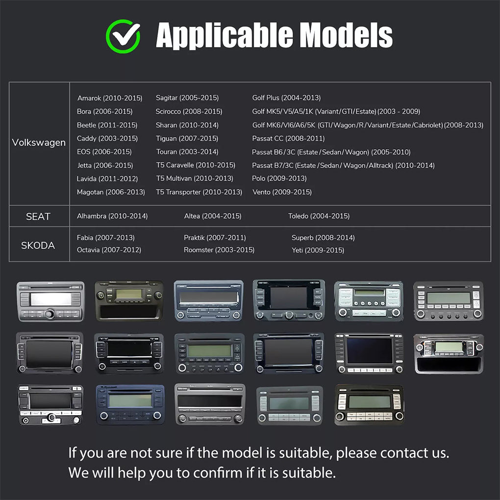 Android 14 Carplay For VW GOLF Polo MK6 9" Car Stereo Radio Android 13 Player+DAB