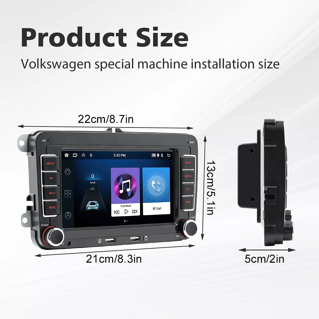 Android 14 Carplay For VW GOLF Polo MK6 9" Car Stereo Radio Android 13 Player+DAB