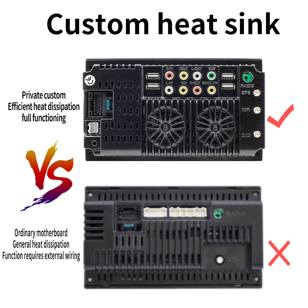 For VW T5 Multivan Transporter DAB+ Android 14 Car Radio Carplay GPS Navi RDS BT