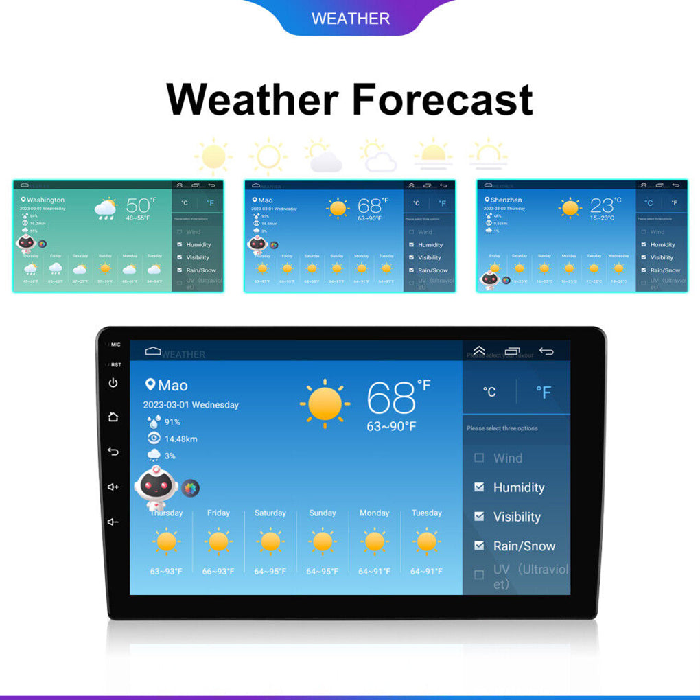 4+64G 8 Core Android 13 Car Radio Apple Carplay GPS Navi for VW Passat B6 B7 CC