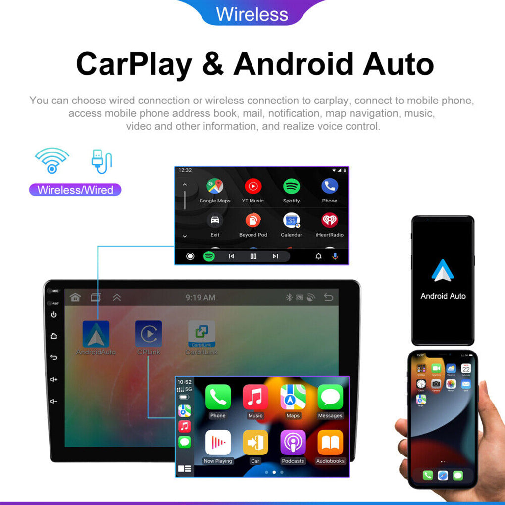 4+64G 8 Core Android 13 Car Radio Apple Carplay GPS Navi for VW Passat B6 B7 CC