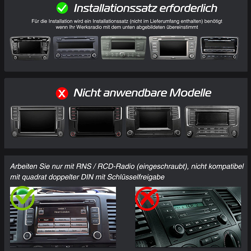 For VW GOLF 5 6 Touran Caddy Passat Car Radio DVR Android 13 Carplay GPS RDS