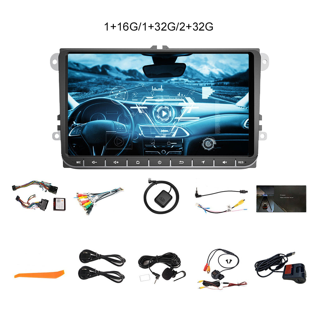 For VW GOLF 5 6 Touran Caddy Passat Car Radio DVR Android 13 Carplay GPS RDS