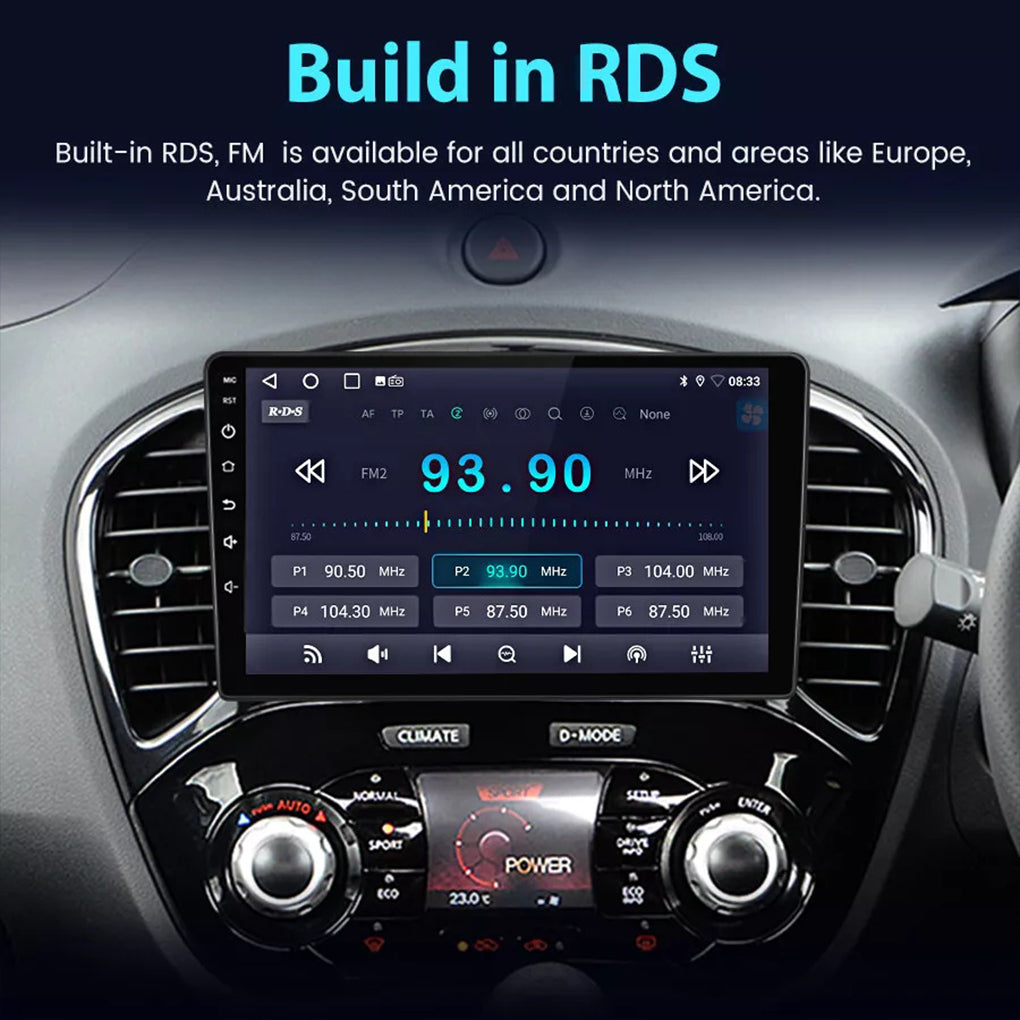 Android 14 Auto&Carplay Car Stereo Radio For Nissan Juke 2010-2014 GPS Navi WIFI