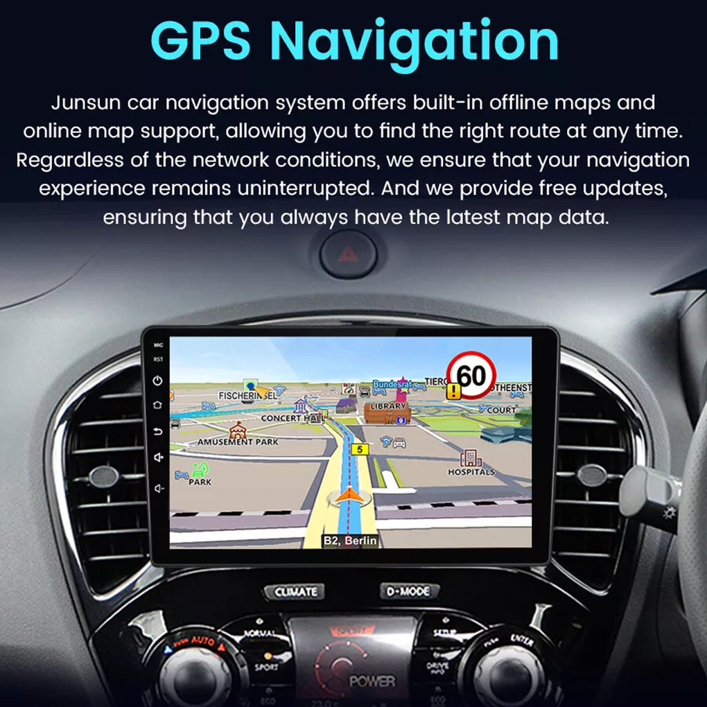 Android 14 Auto&Carplay Car Stereo Radio For Nissan Juke 2010-2014 GPS Navi WIFI