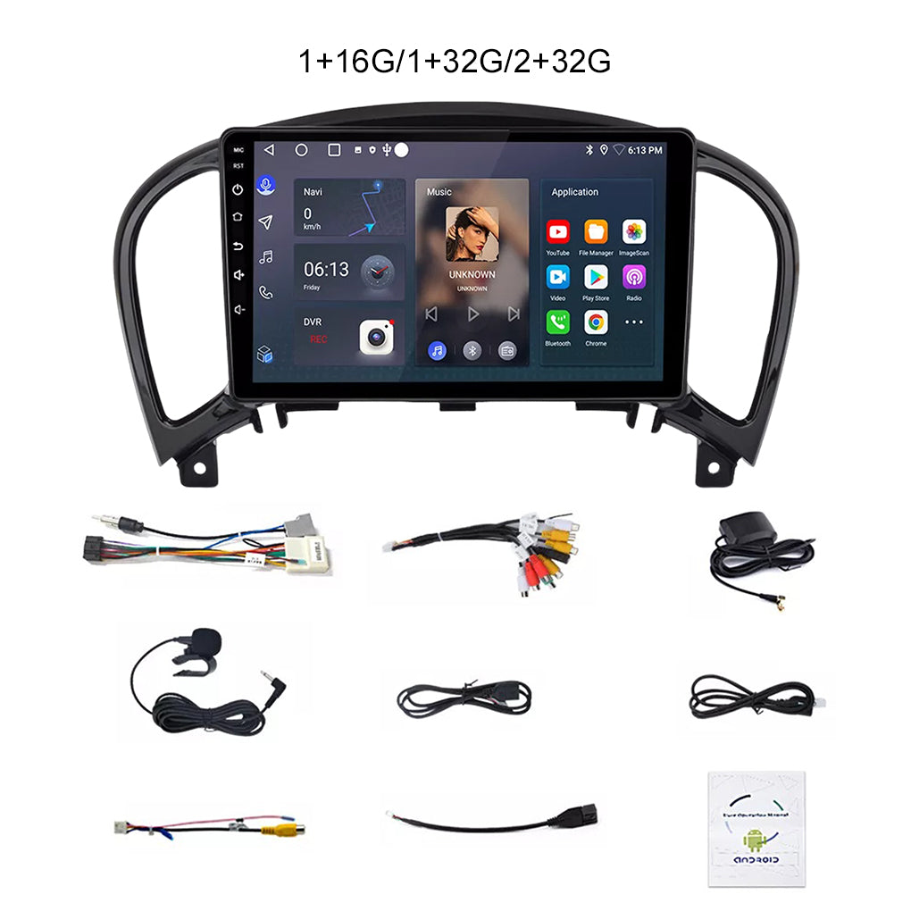 Android 14 Auto&Carplay Car Stereo Radio For Nissan Juke 2010-2014 GPS Navi WIFI