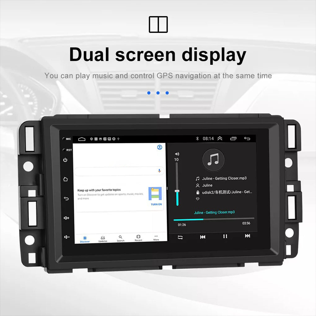 For GMC Yukon Chevy Silverado Sierra Android 14 GPS Navigation Car Radio Stereo Player