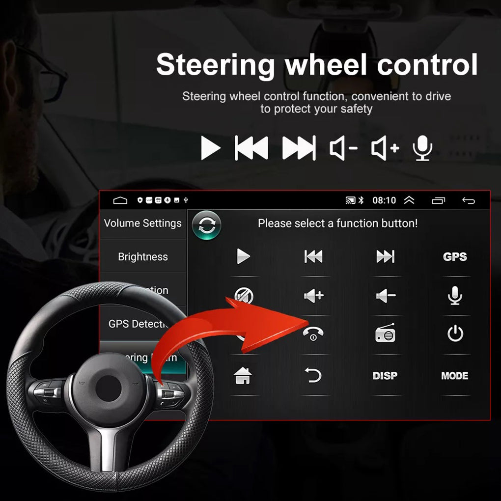 For GMC Yukon Chevy Silverado Sierra Android 14 GPS Navigation Car Radio Stereo Player
