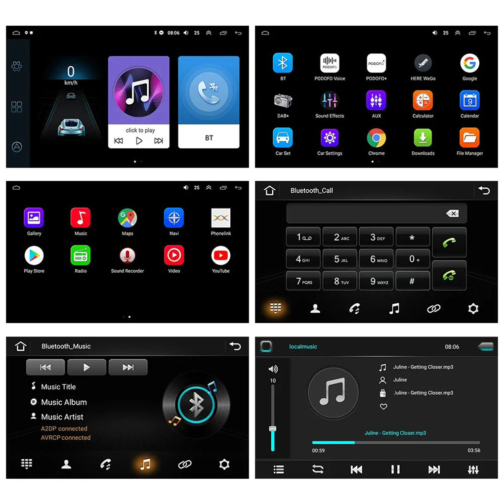 For GMC Yukon Chevy Silverado Sierra Android 14 GPS Navigation Car Radio Stereo Player