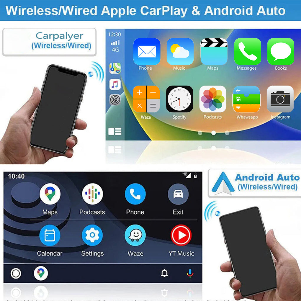 Apple Carplay for Hyundai Elantra 2011-2013 Car Radio Stereo GPS Navigation Android 14