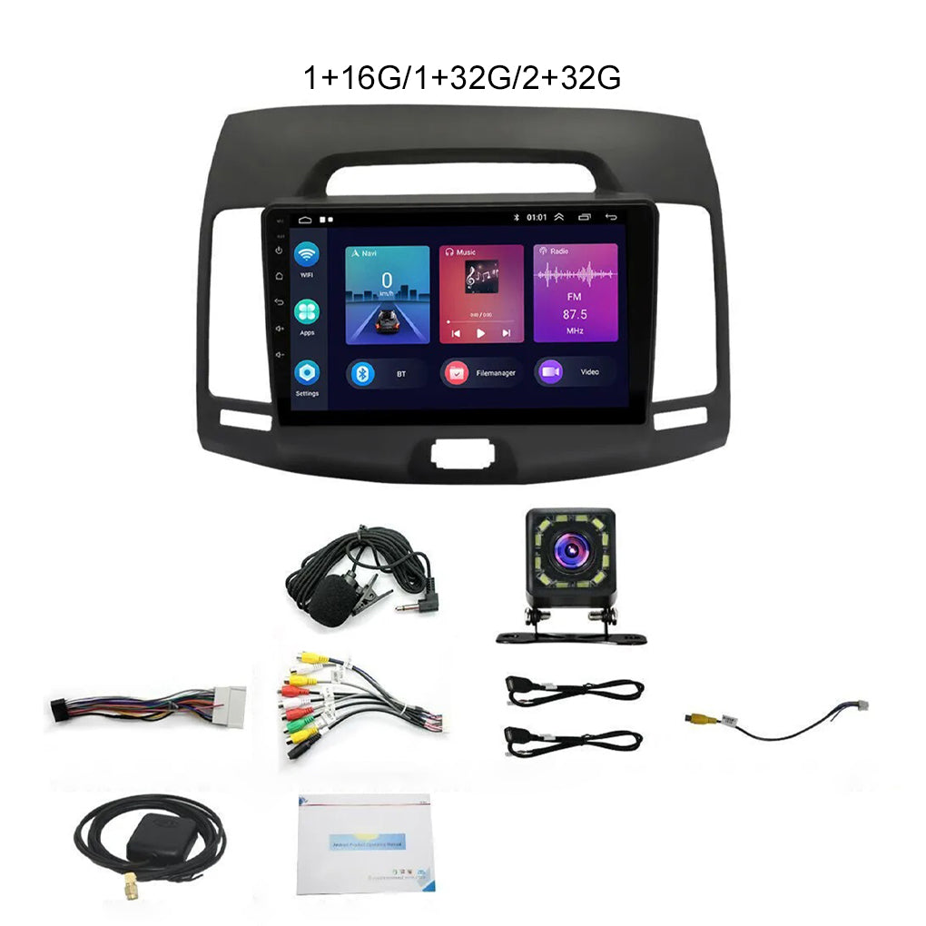 Android 14 Car Stereo Radio GPS Navigation Apple Carplay for Hyundai Elantra 2006-2012