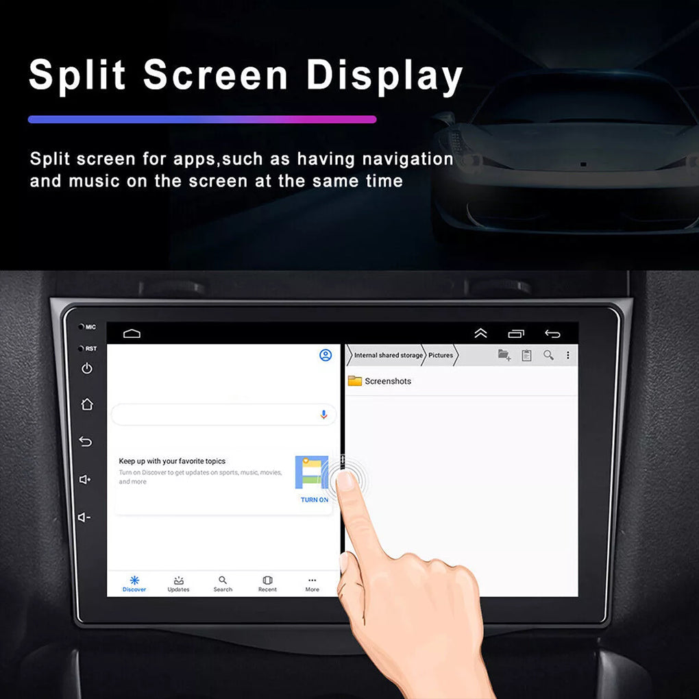 For Toyota RAV4 2007-2012 Apple Carplay Android 13 Car GPS Radio Stereo BT Wifi