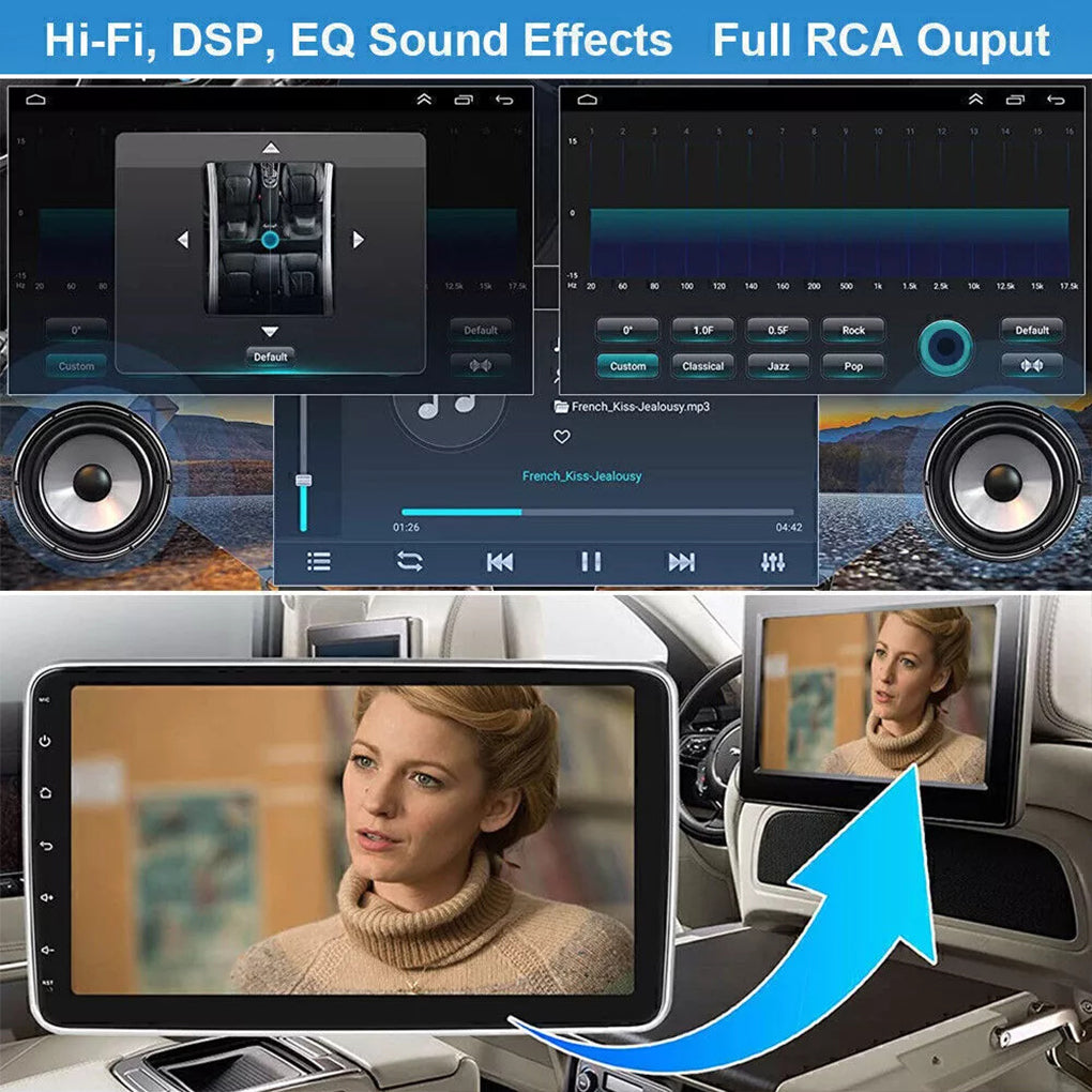 For Toyota Sienna 2004-2010 Android 14 Apple CarPlay Car Radio GPS Navigation with Camera