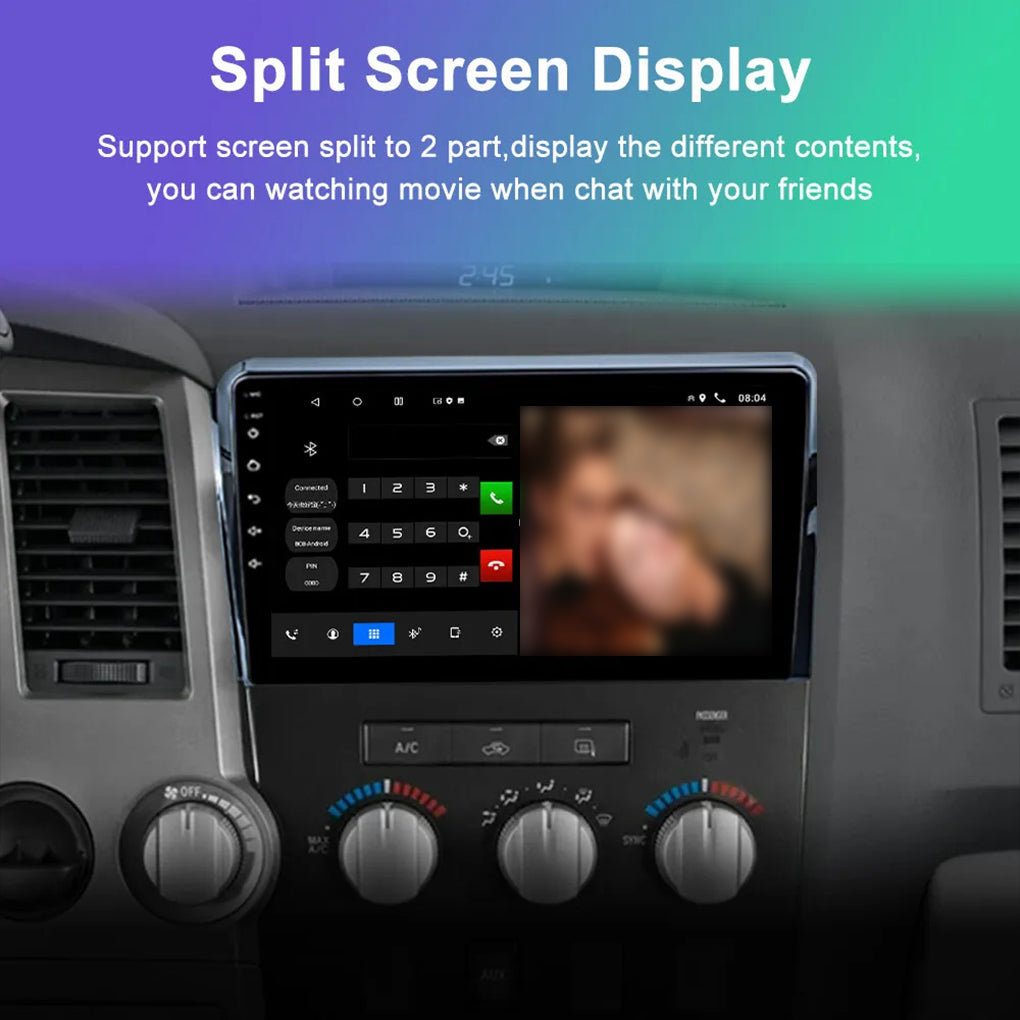 For Toyota Tundra 07-13 Sequoia 08-19 Carplay Car Stereo GPS BT Radio WiFi 10.1"