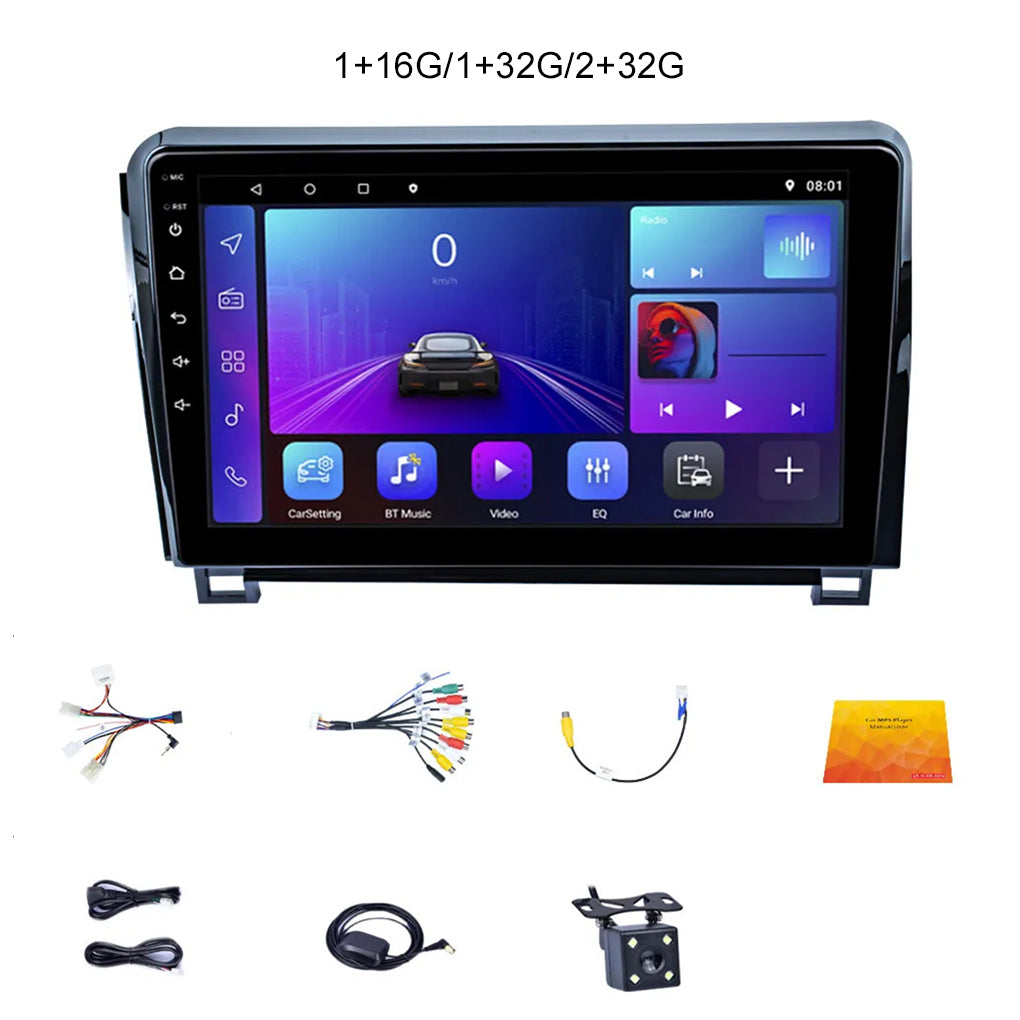 For Toyota Tundra 07-13 Sequoia 08-19 Carplay Car Stereo GPS BT Radio WiFi 10.1"