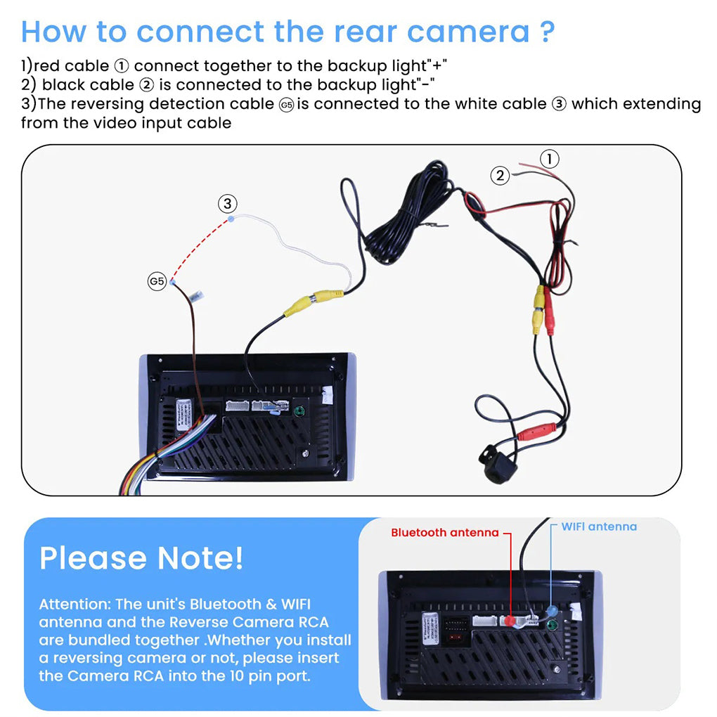 For Toyota Camry 2007-2011 9" Car Stereo Radio Android 14 Carplay GPS Camera