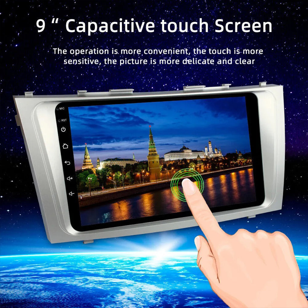 For Toyota Camry 2007-2011 9" Car Stereo Radio Android 14 Carplay GPS Camera