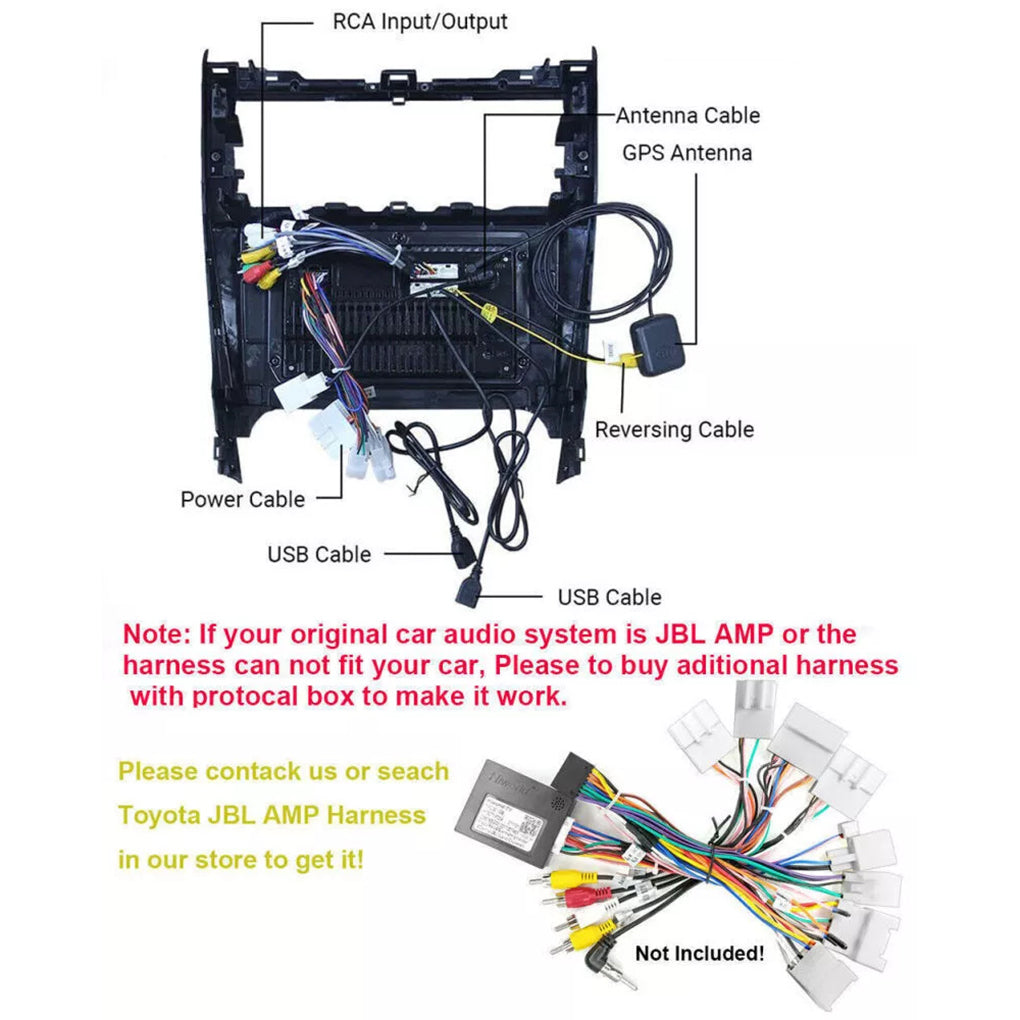 For 2012-2014 Toyota Camry 10.1" Car Radio Stereo WiFi Android 14.0 GPS Navigation