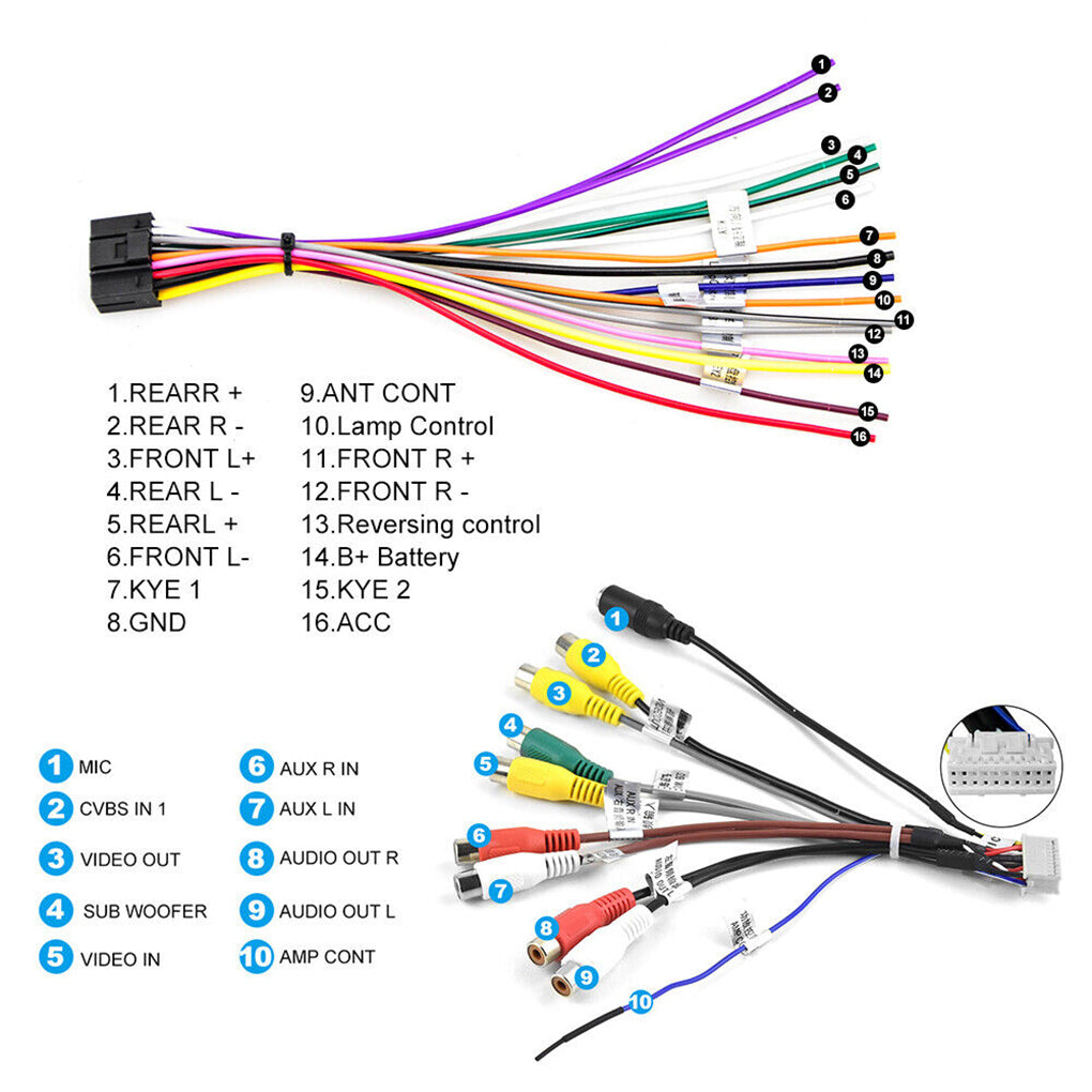 For Toyota Corolla 9-inch Yizhi/Verso 03-09 Android 14 navigation central control integrated car radio