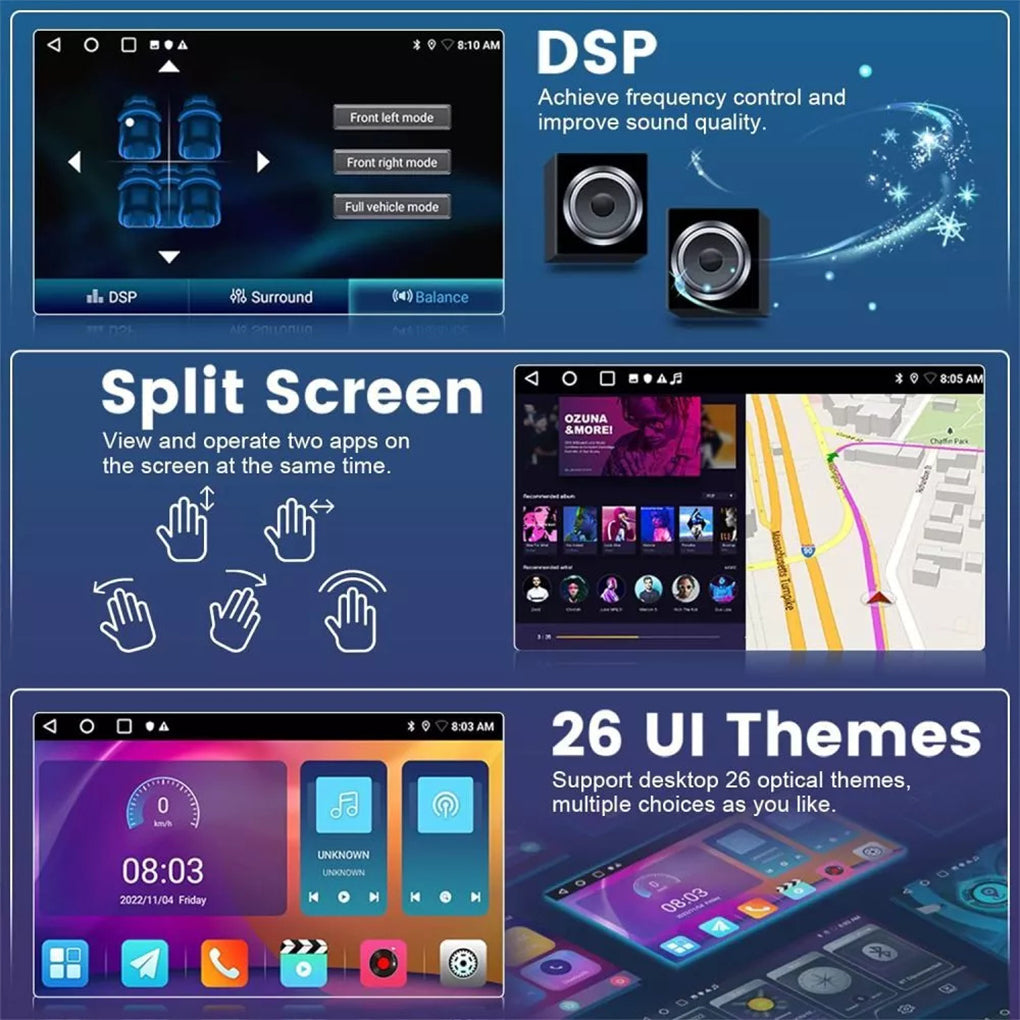 For Toyota Prius 3 10-15 9-inch Android central control navigation car radio (CARPLAY, 2+32G)