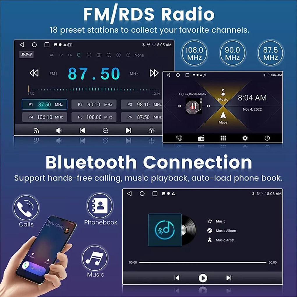 For Toyota Prius 3 10-15 9-inch Android central control navigation car radio (CARPLAY, 2+32G)