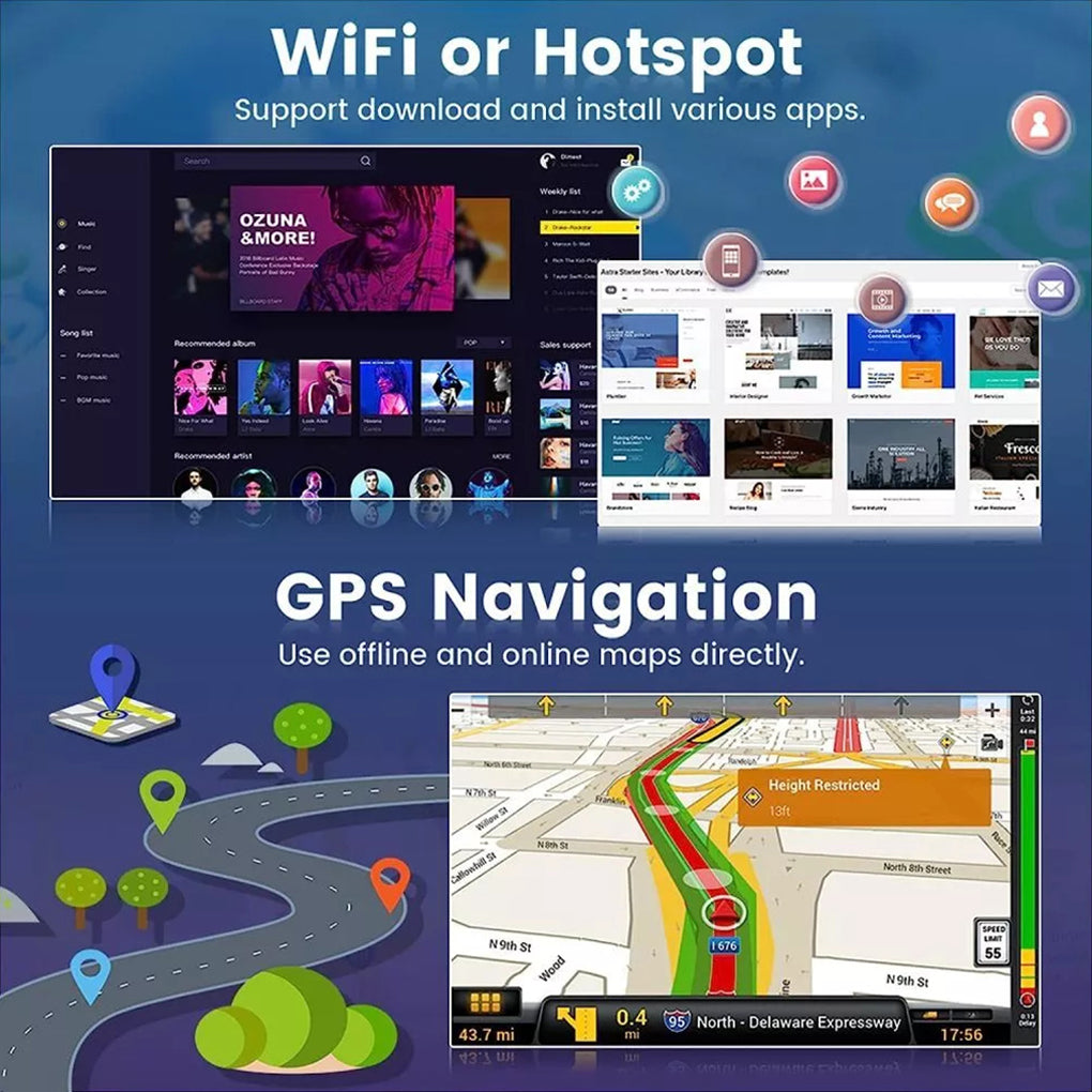 For Toyota Prius 3 10-15 9-inch Android central control navigation car radio (CARPLAY, 2+32G)