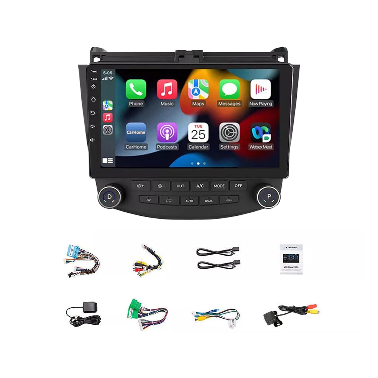 For 03-07 7th generation Honda Accord navigation dedicated 10.1 inch Android 14 large screen Accord 7th generation navigation car radio