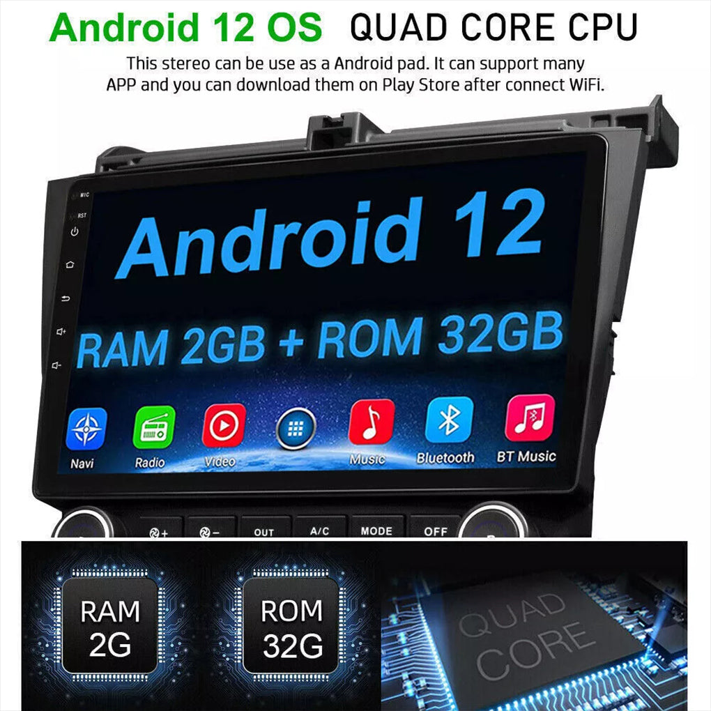 For 03-07 7th generation Honda Accord navigation dedicated 10.1 inch Android 14 large screen Accord 7th generation navigation car radio