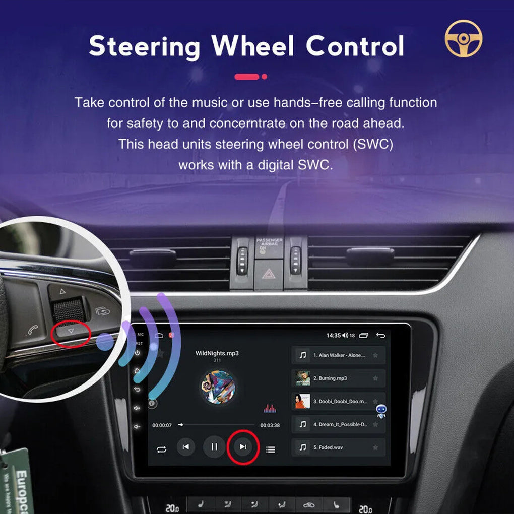 Android Car Stereo Radio GPS WiFi RDS+Camera CarPlay for Honda Civic 2006-2011