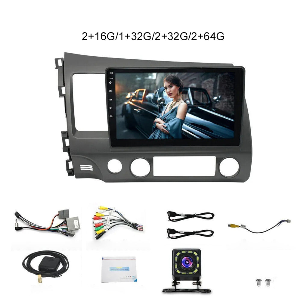 Android Car Stereo Radio GPS WiFi RDS+Camera CarPlay for Honda Civic 2006-2011