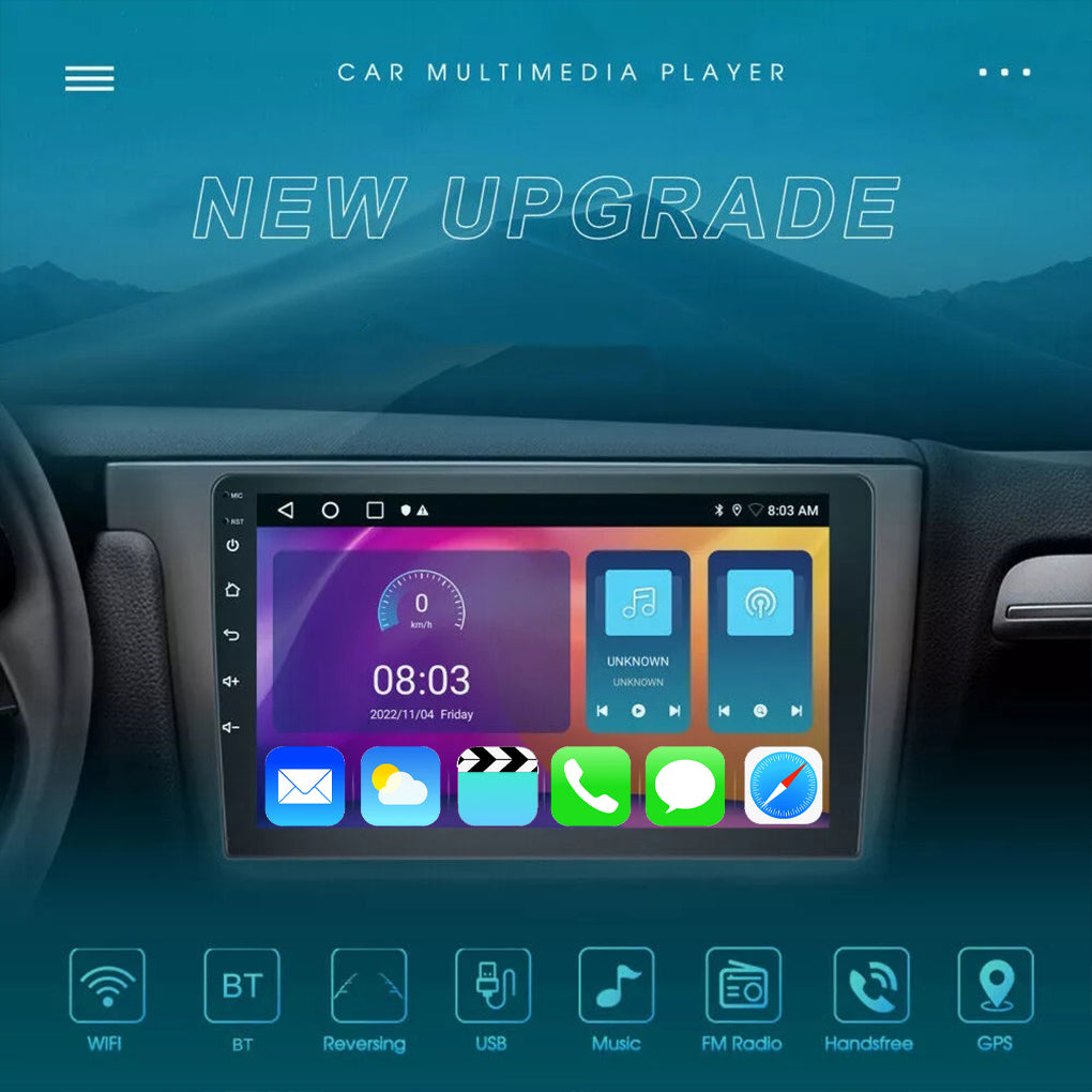 Apple Carplay Car Stereo Radio for Honda Accord 2008-2013 GPS Navigation Android 14