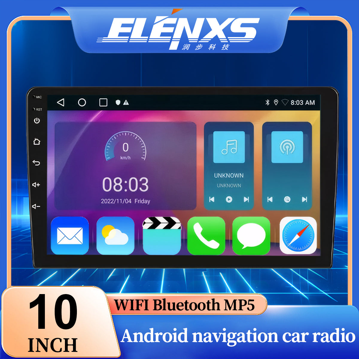 Apple Carplay Car Stereo Radio for Honda Accord 2008-2013 GPS Navigation Android 14