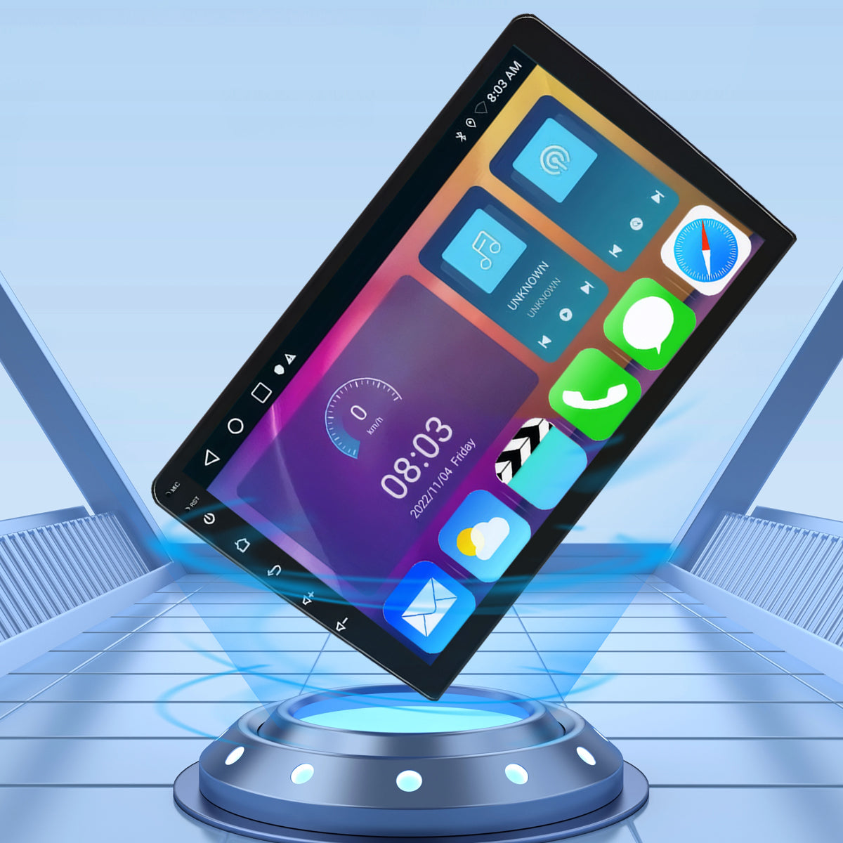 Apple Carplay Car Stereo Radio for Honda Accord 2008-2013 GPS Navigation Android 14