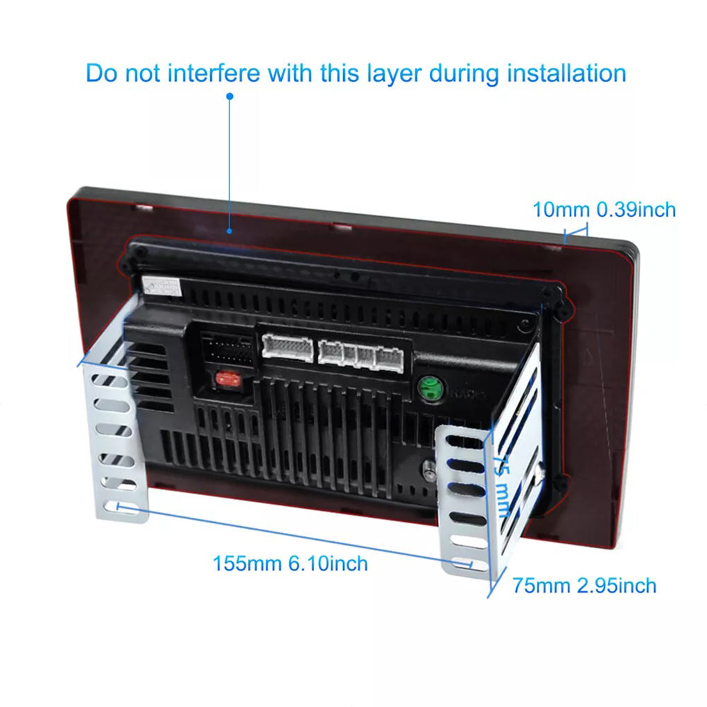 Apple Carplay Car Stereo Radio for Toyota Corolla 2003-2008 Android 14 GPS Navigation